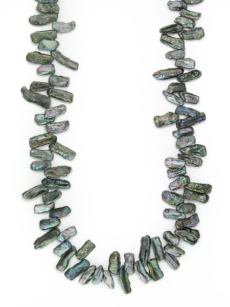 GREEN STICK PEARL NECKLACE