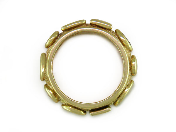 MULTICOLOR SAPPHIRE 10-STONE RING