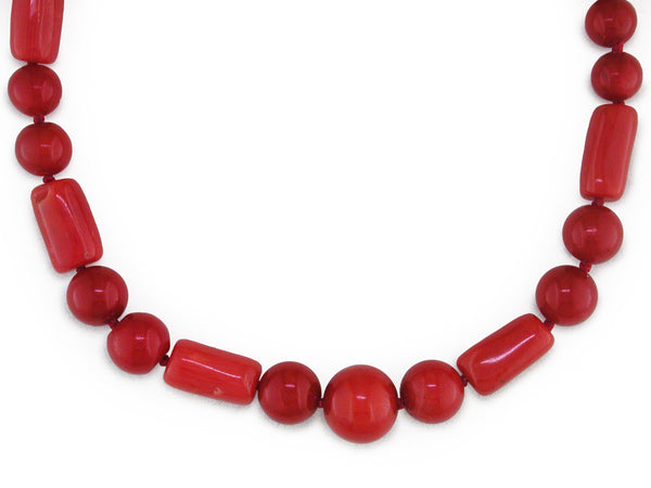 TUBE CORAL NECKLACE