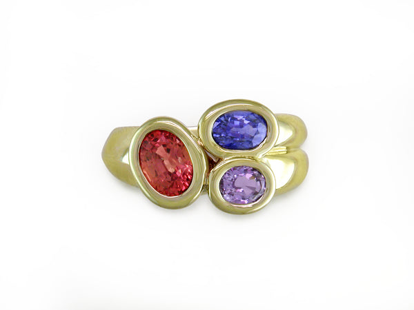 SAPPHIRE 3-STONE RING
