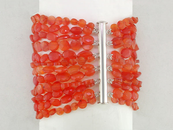 CARNELIAN 12-STRAND BRACELET