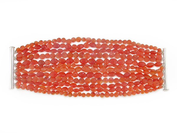CARNELIAN 12-STRAND BRACELET