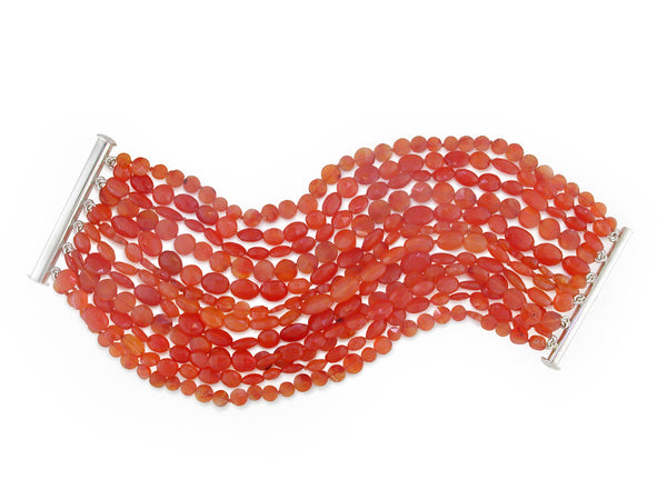 CARNELIAN 12-STRAND BRACELET