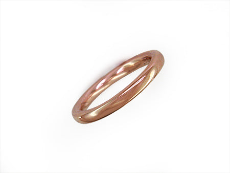 18K PINK GOLD BAND