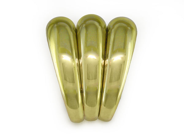 YELLOW GOLD BOMBÉ RING