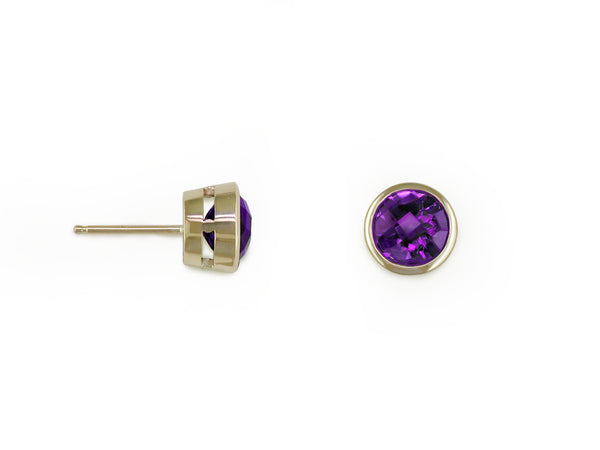 GEMSTONE STUD EARRINGS