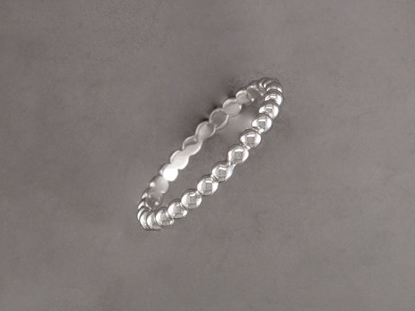 SMALL BEADED GUARD RINGS