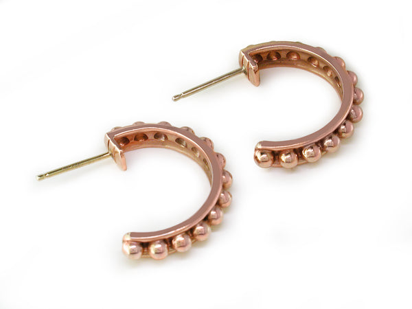 BALL HOOP EARRINGS