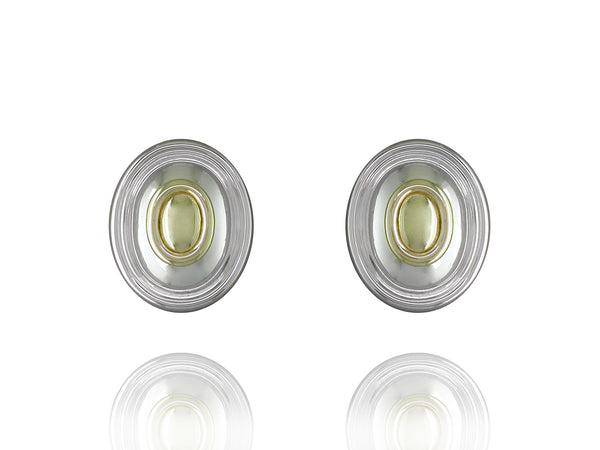 STERLING SILVER & GOLD CUFFLINKS
