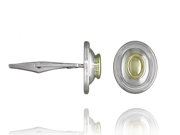 STERLING SILVER & GOLD CUFFLINKS