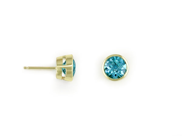 GEMSTONE STUD EARRINGS
