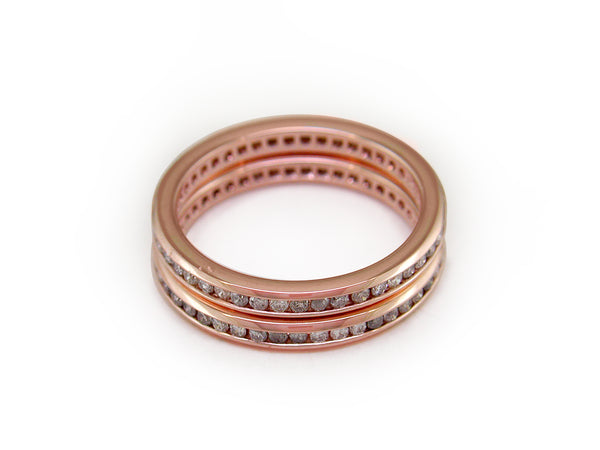 GREY DIAMOND ETERNITY RING
