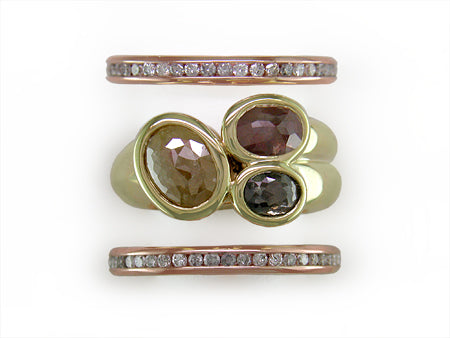 GREY DIAMOND ETERNITY RING