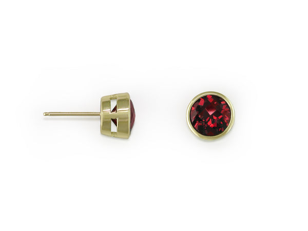 GEMSTONE STUD EARRINGS