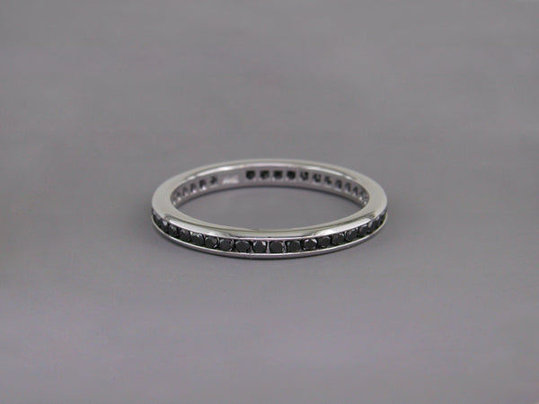 BLACK DIAMOND ETERNITY RING