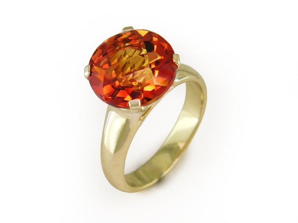 ROUND GEMSTONE RINGS
