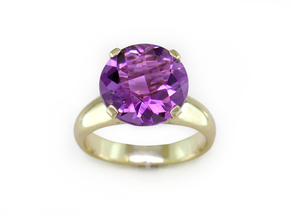 ROUND GEMSTONE RINGS