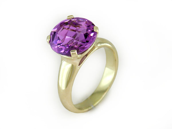 ROUND GEMSTONE RINGS