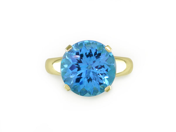 ROUND GEMSTONE RINGS