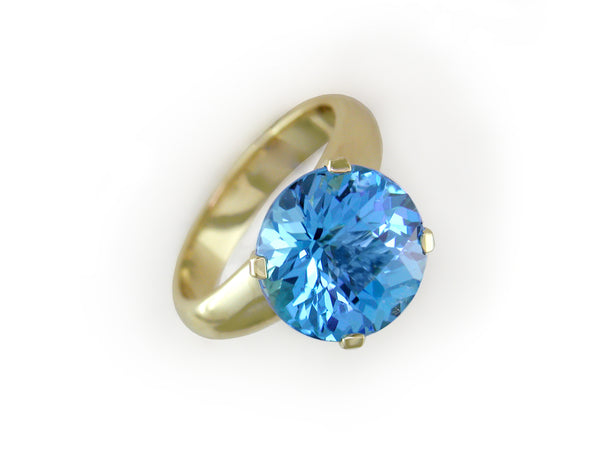 ROUND GEMSTONE RINGS