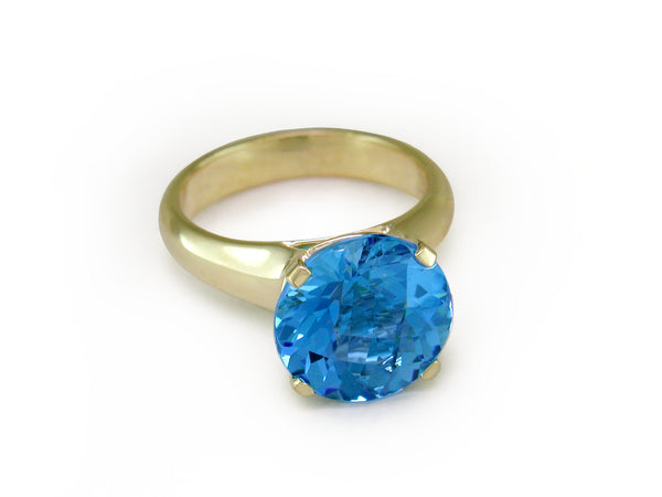 ROUND GEMSTONE RINGS