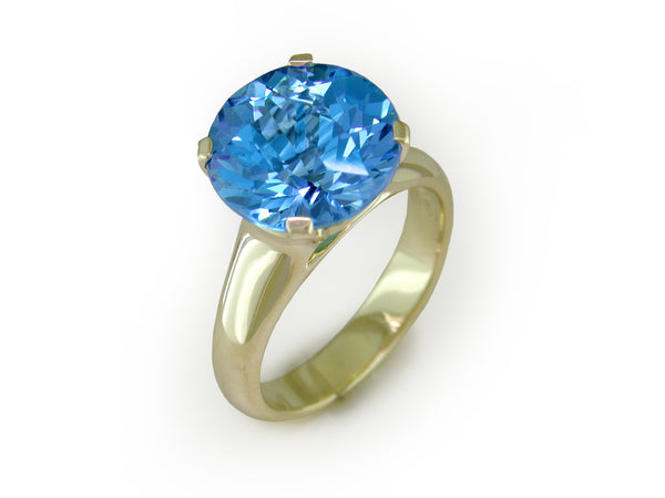 ROUND GEMSTONE RINGS
