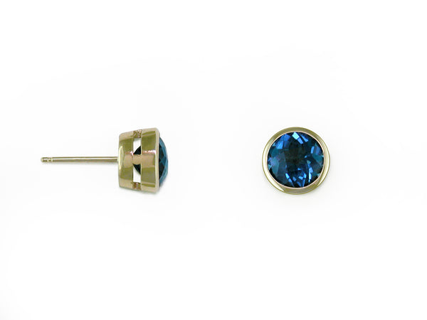 GEMSTONE STUD EARRINGS
