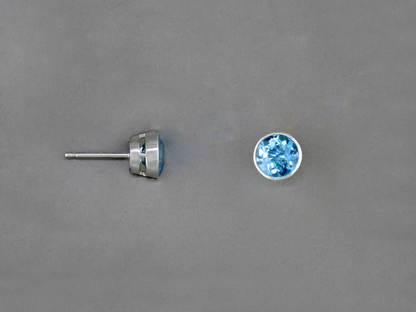 GEMSTONE STUD EARRINGS
