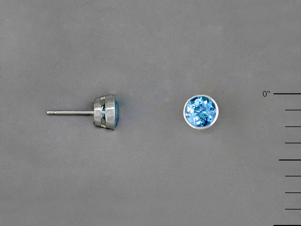 GEMSTONE STUD EARRINGS
